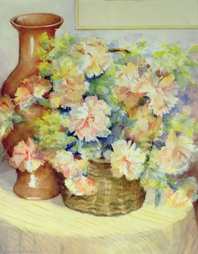 Blumen in einem Korb von Karen Armitage