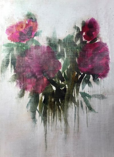 Lebendiger Blumenfluss von Karenina Fabrizzi