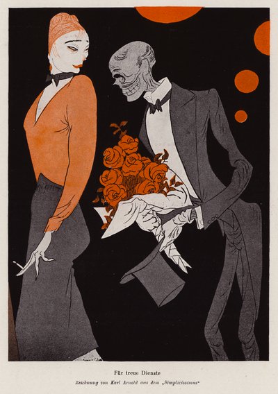 Für treue Dienste - die Auswirkungen der Syphilis von Karl Arnold