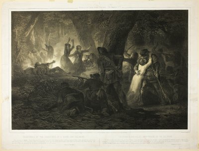 Befreiung der Töchter von Daniel Boone und Callaway, Platte zwei aus Histoire des Premiere Colons d