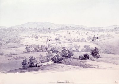 Gnadenhütten von Karl Bodmer