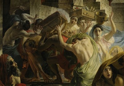 Detail (Der letzte Tag von Pompeji) von Karl Pavlovich Bryullov