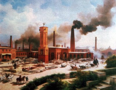 Borsigs Maschinenbau-Anstalt in Berlin von Karl Eduard Biermann
