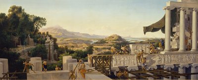 Ein Blick auf das goldene Zeitalter Griechenlands von Karl Friedrich Schinkel