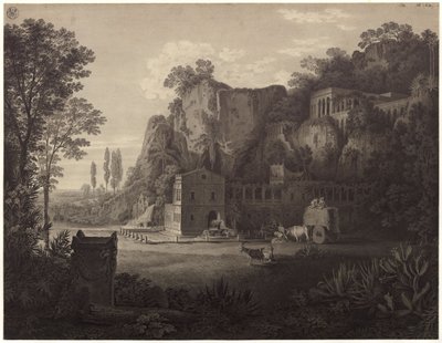 „Ansicht eines Landhauses bei Syrakus“ / Landhaus bei Syrakus von Karl Friedrich Schinkel