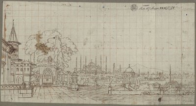Ansicht von Konstantinopel von Karl Friedrich Schinkel