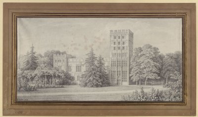 Berlin. Kavalierhaus auf der Pfaueninsel. Ansicht von Karl Friedrich Schinkel