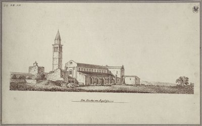 Der Dom Santa Maria in Aquileia von Karl Friedrich Schinkel
