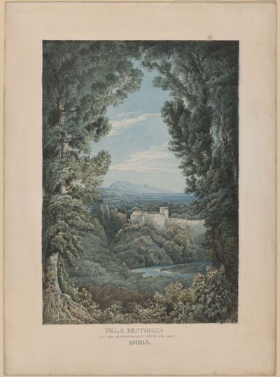 Villa Beuthiana auf Ischia (Peter Christian Wilhelm Beuths künftige Villa auf Ischia) von Karl Friedrich Schinkel