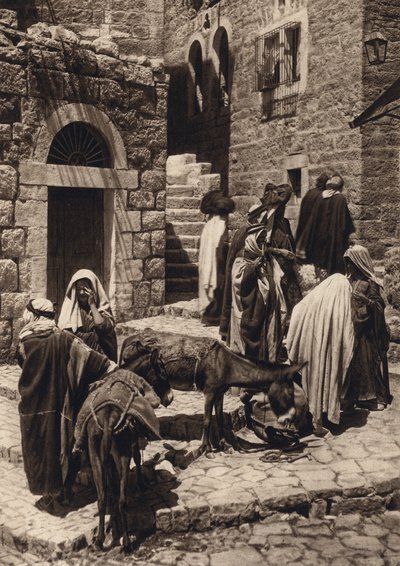 Bethlehem, Marktszene von Karl Grober