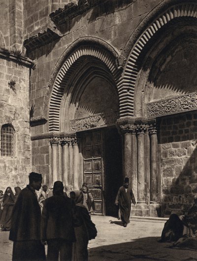 Jerusalem, Kirche des Heiligen Grabes, Portal von Karl Grober