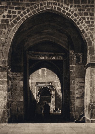 Jerusalem, Eingang zum Tempelplatz von Karl Grober