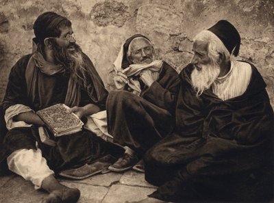 Jerusalem, Juden an der Klagemauer von Karl Grober