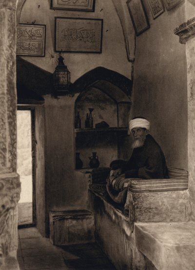 Jerusalem, Moscheewächter auf dem Ölberg von Karl Grober