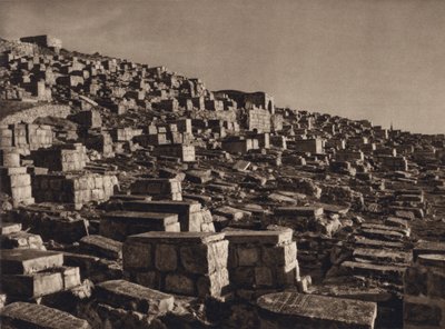 Jerusalem, Tal Josaphat mit jüdischen Gräbern von Karl Grober