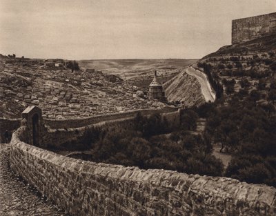 Jerusalem, Blick auf das Kidrontal von Karl Grober