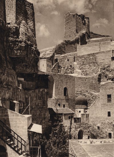 Mar Saba, Turm von Eudoxia und Kloster von Karl Grober