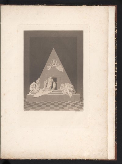 Vorderansicht des Grabmonuments von Karl Joseph Aloys Agricola