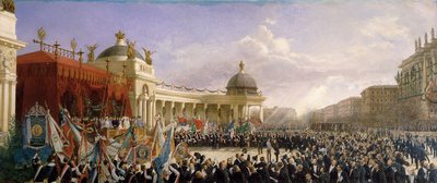 Huldigung der Sänger Österreichs an das Kaiserpaar am 27. April 1879 von Karl Karger