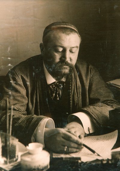 Alexander Kuprin, russischer Autor, frühes 20. Jahrhundert von Karl Karlovich Bulla
