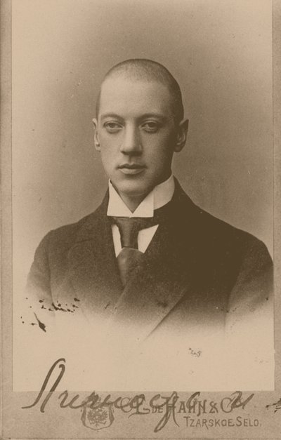 Russischer Dichter Nikolay Gumilyov 1886-1921, ca. 1917-1920 von Karl Karlovich Bulla