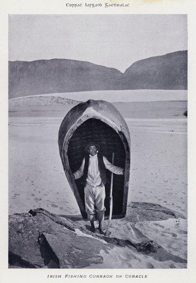 Irisches Fischercurragh oder Coracle von Karl Karlovich Piratsky