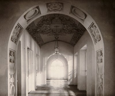 Das Museum des Kaiserlichen Puschkin-Lyzeums in Sankt Petersburg, Russland, 1910er Jahre von Karl Kubesch