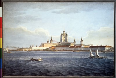 Das Smolny-Kloster in Sankt Petersburg von Karl Pavlovich Beggrov