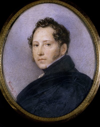 Porträt des Künstlers Sylvester Shchedrin (Sylvestre Chtchedrine) (1791-1830) von Karl Pavlovich Bryullov