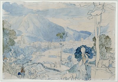 Ansicht von Trient von Karl Philipp Fohr