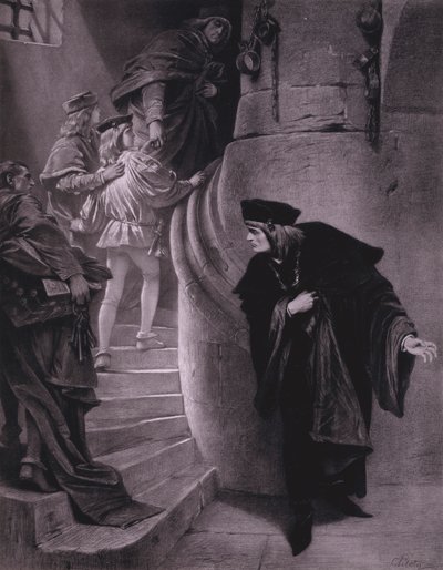 Szene aus Shakespeares König Richard III (Akt III, Szene 5) von Karl Theodor von Piloty