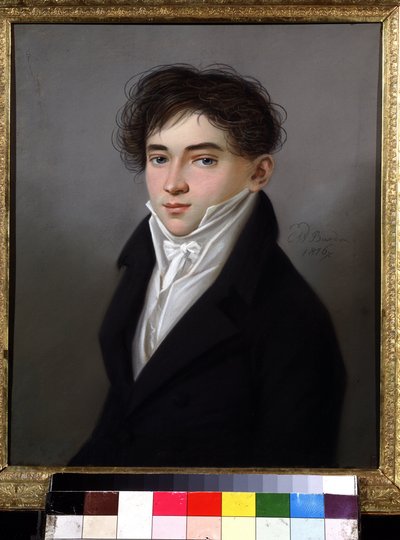Porträt des Marschalls des Adels von Saratow A.S. Kiselev (Porträt) von Karl Wilhelm Bardou