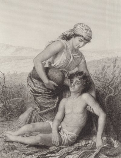 Hagar und Ismael von Karl Wilhelm Friedrich Bauerle