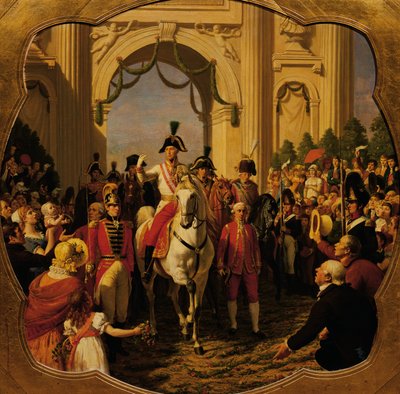 Der Einzug des Kaisers Franz I. (II.) von Österreich in Wien 1814 von Karl von Blaas