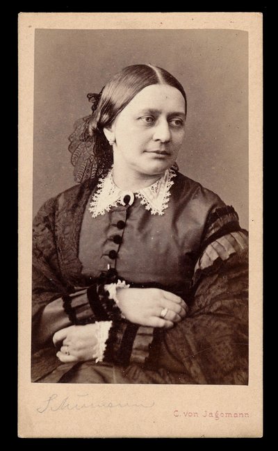 Porträt von Clara Schumann von Karl von Jagemann