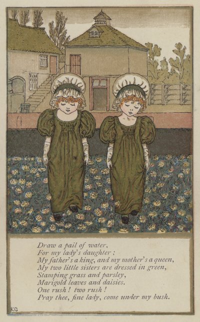 Zieh einen Eimer Wasser von Kate (after) Greenaway