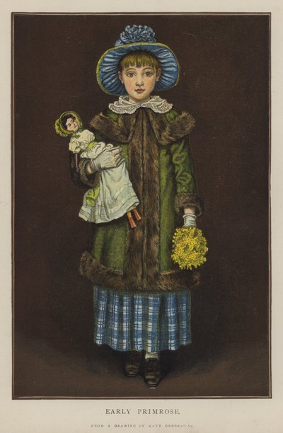 Frühe Primel von Kate (after) Greenaway