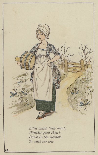 Kleines Mädchen, kleines Mädchen von Kate (after) Greenaway