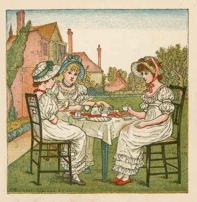 Tee im Garten von Kate Greenaway