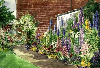 Die Blumenrabatte von Kate Rogers