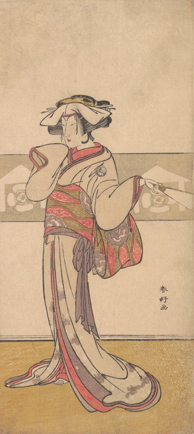 Segawa Kikunojo III in der Rolle von Oiso no Tora, ca. 1790 von Katsukawa Shunko
