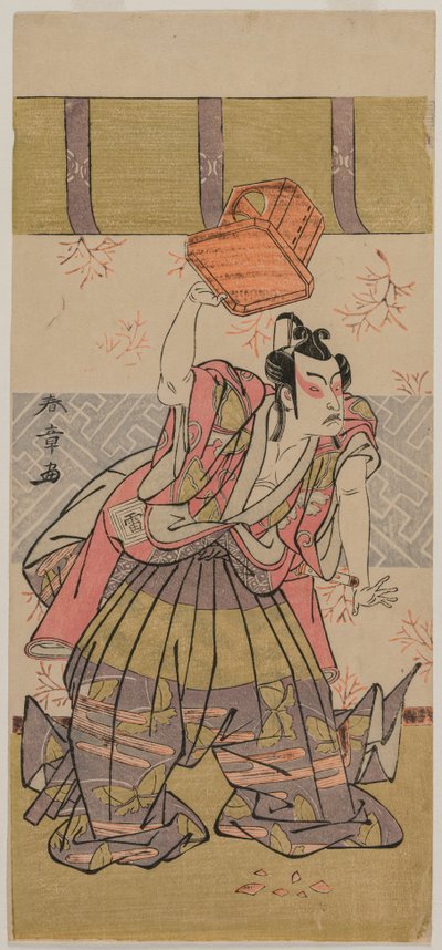 Der Schauspieler Ichikawa Raizo als Soga No Goro von Katsukawa Shunsho