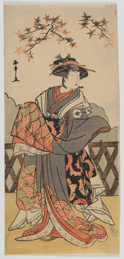 Der Schauspieler Iwai Hanshiro IV, Edo-Periode, späte 1780er Jahre von Katsukawa Shunsho