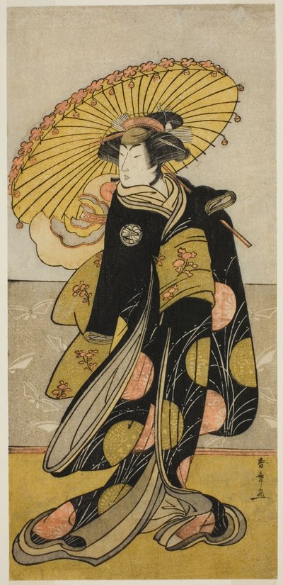 Der Schauspieler Segawa Kikunojo III in einer nicht identifizierten Rolle von Katsukawa Shunsho