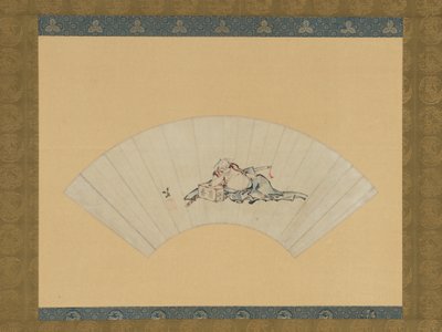 Der betrunkene Asaina von Katsushika Hokusai