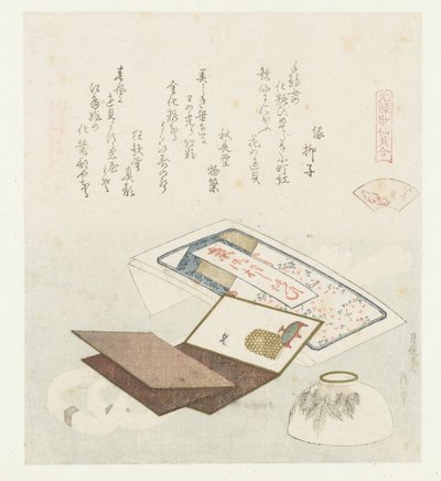 Farbige Muschel von Katsushika Hokusai