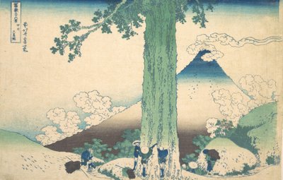 Mishima-Pass in der Provinz Kai, aus der Serie Sechsunddreißig Ansichten von Katsushika Hokusai