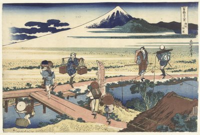 Nakahara in der Provinz Sagami von Katsushika Hokusai