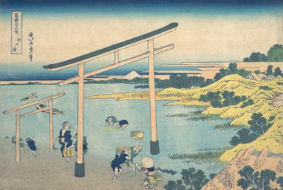 Noboto Bay Noboto no ura, aus der Serie Sechsunddreißig Ansichten des Berges Fuji Fugaku ..., ca. 1830-32 von Katsushika Hokusai