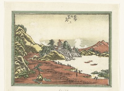 Aufklarung nach einem Sturm in Awazu (Gegraveerde Acht gezichten op de provincie Omi) von Katsushika Hokusai